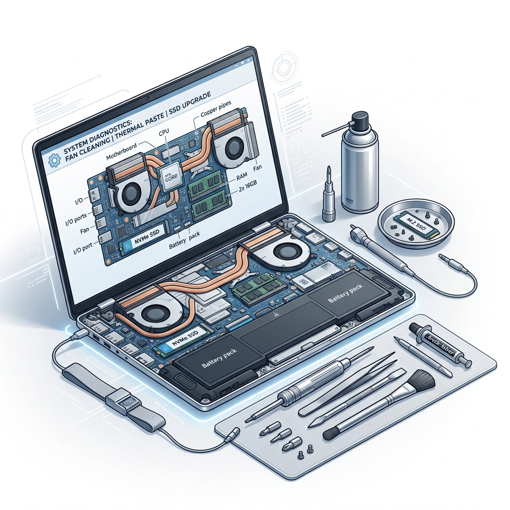 Entretien PC Portable : Évitez la surchauffe