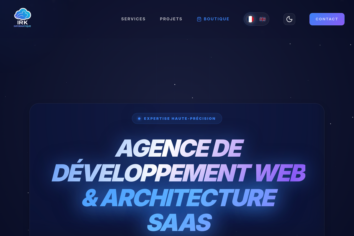 Démonstration IRK INFORMATIQUE